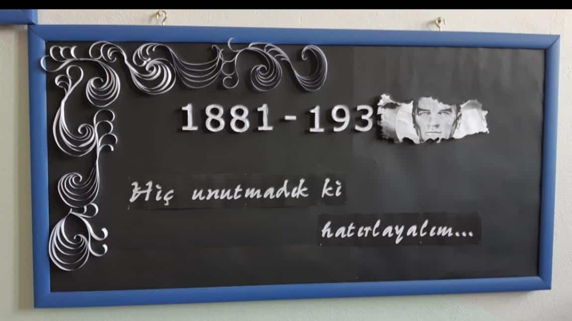 10 Kasım Gazi Mustafa Kemal Atatürk'ü Anma Programımızı Gerçekleştirdik